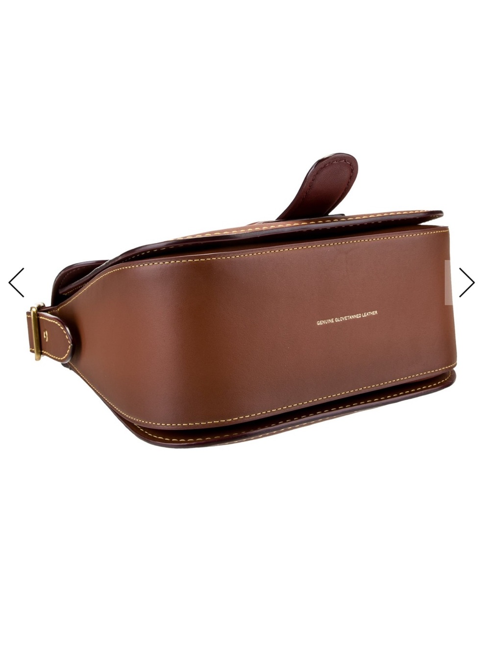 Coach Brown Leather Saddle Crossbody Bag - Picture 3 of 12